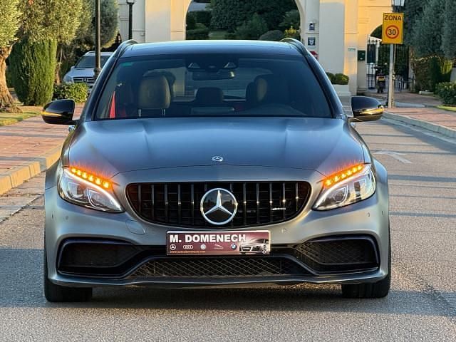 Usado Mercedes C63S AMG AMG 510 CV (375 kW) 2017 Gris Familiar