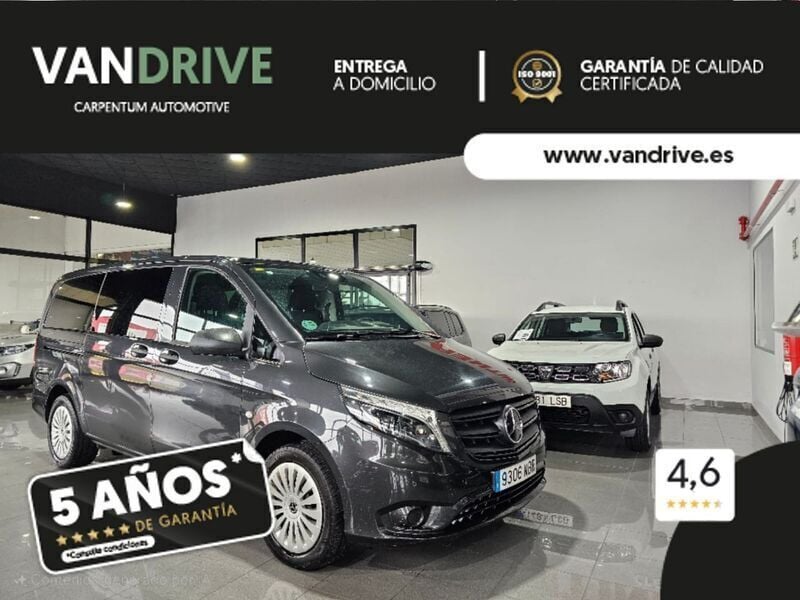 Gris Usado 2022 Mercedes Vito Monovolumen | 33.900 € (Precio justo) - Imagen 1/4