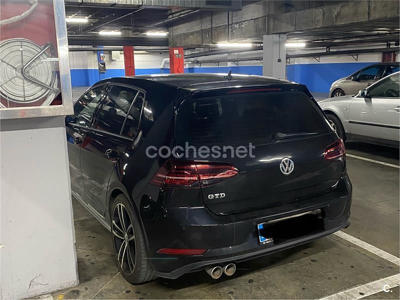 Usado VW Golf VII GTD 184 CV (135 kW) 2018 Negro Berlina