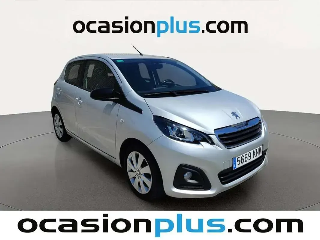 Usado Peugeot 108 Active 82 CV (60 kW) 2018 Gris Utilitario