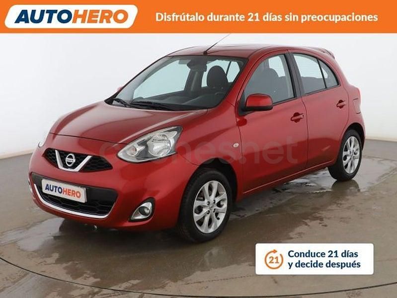 Usado Nissan Micra Acenta 80 CV (58 kW) 2017 Rojo Utilitario