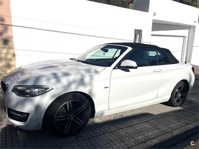 Usado BMW 218 Sport Line 150 CV (110 kW) 2016 Blanco Descapotable