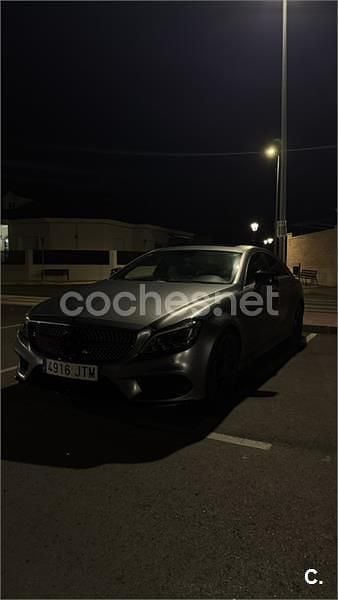 Usado Mercedes CLS350 258 CV (189 kW) 2016 Gris / plata Berlina