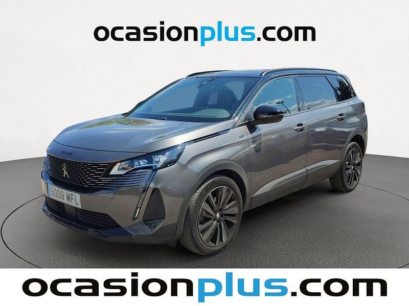 Gris plata Usado 2023 Peugeot 5008 GT Monovolumen | 26.537 € (Un poco caro) - Imagen 1/4