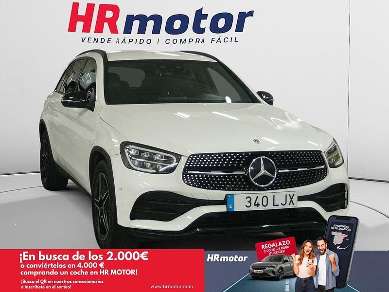 Blanco Usado 2020 Mercedes GLC200 AMG line SUV | 31.490 € (Precio justo) - Imagen 1/4