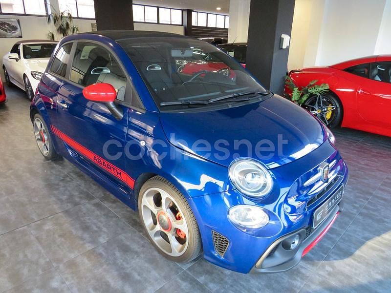 Usado Abarth 500C 145 CV (106 kW) 2018 Azul Descapotable