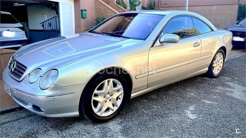 Usado Mercedes CL500 320 CV (235 kW) 1999 Gris / plata Coupe