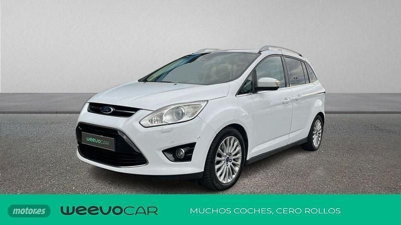 Blanco Usado 2014 Ford Grand C-Max Titanium Monovolumen | 9990 € (Precio justo) - Imagen 1/4