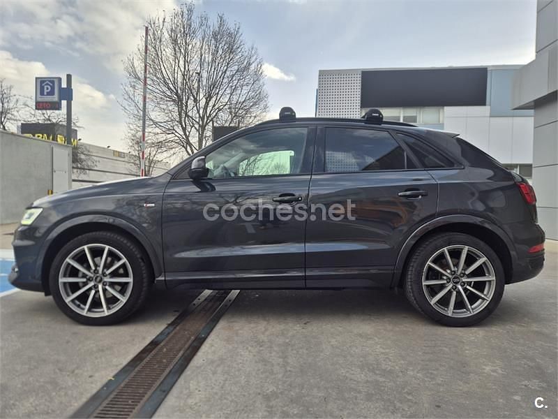 Usado Audi Q3 S-Line 150 CV (110 kW) 2018 Negro SUV