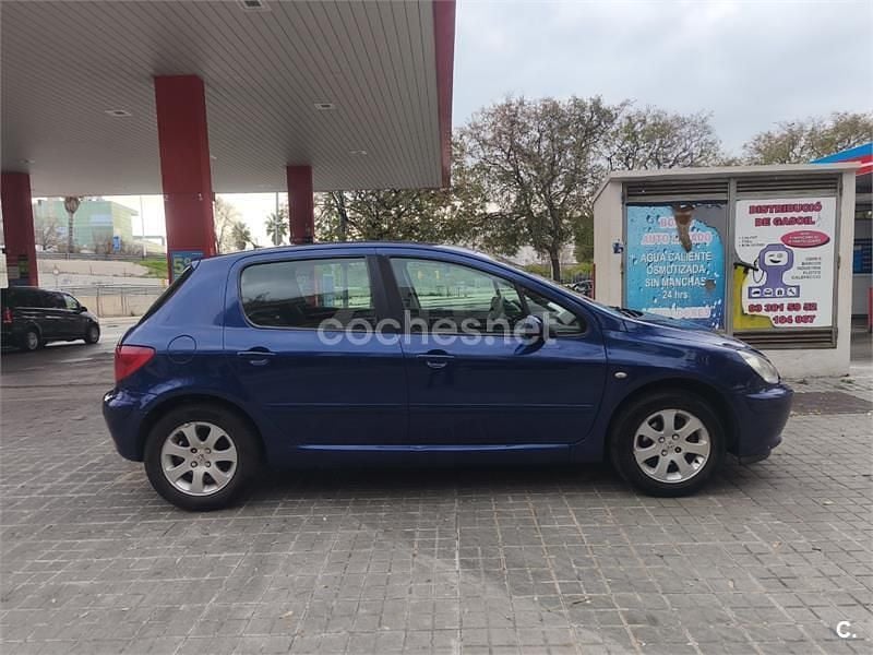 Usado Peugeot 307 110 CV (80 kW) 2003 Azul Berlina