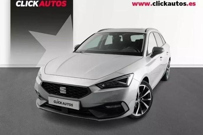 Blanco Usado 2021 Seat Leon FR Familiar | 18.000 € (Buen precio) - Imagen 1/4