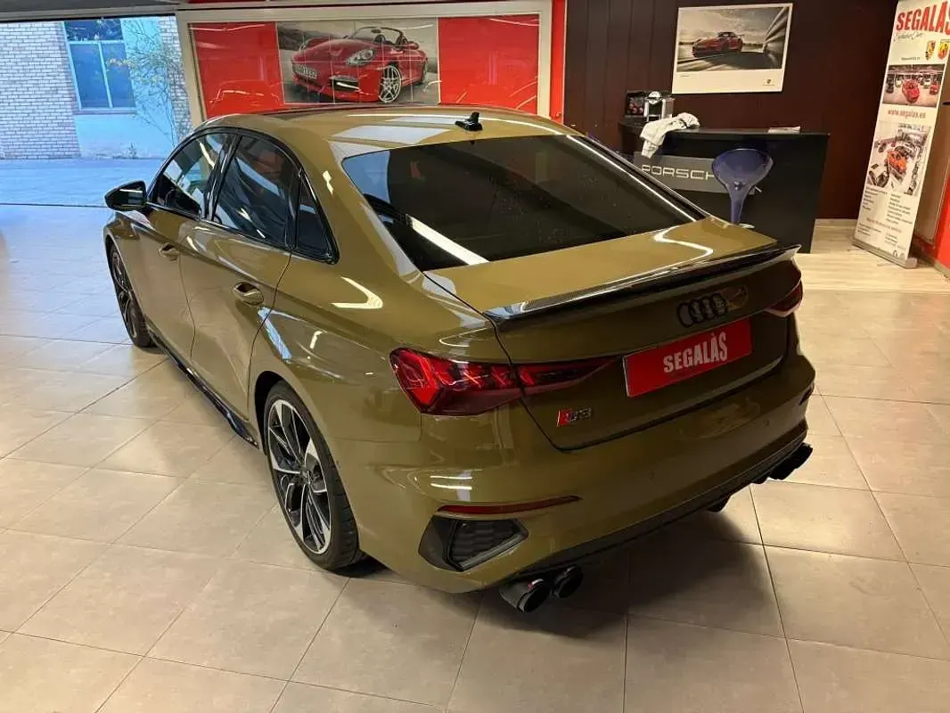 Usado Audi S3 Sportback Ambiente 310 CV (228 kW) 2021 Verde Utilitario