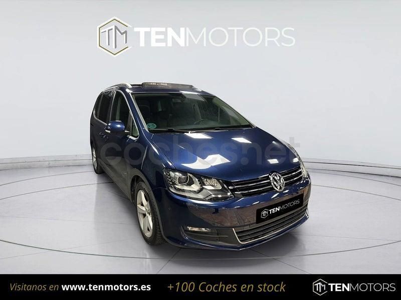 Usado VW Sharan Advance 177 CV (130 kW) 2014 Azul Monovolumen