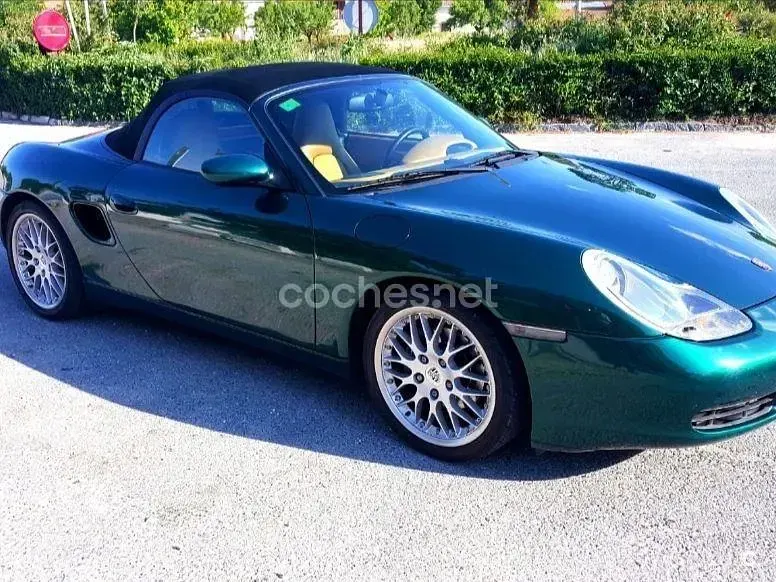 Usado Porsche Boxster 220 CV (161 kW) 2001 Verde Descapotable