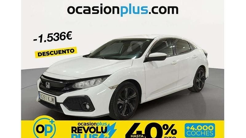 Usado Honda Civic Elegance 129 CV (94 kW) 2018 Blanco Utilitario