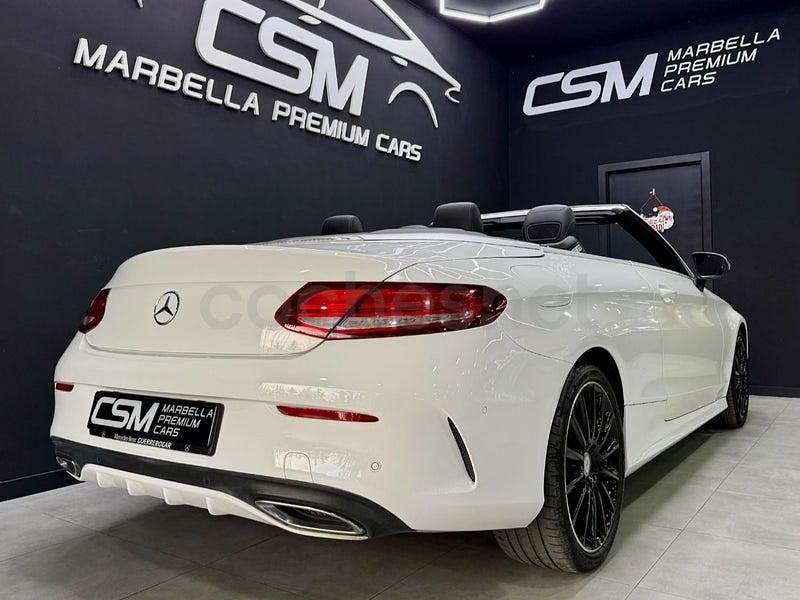 Usado Mercedes C220 170 CV (125 kW) 2017 Blanco Descapotable