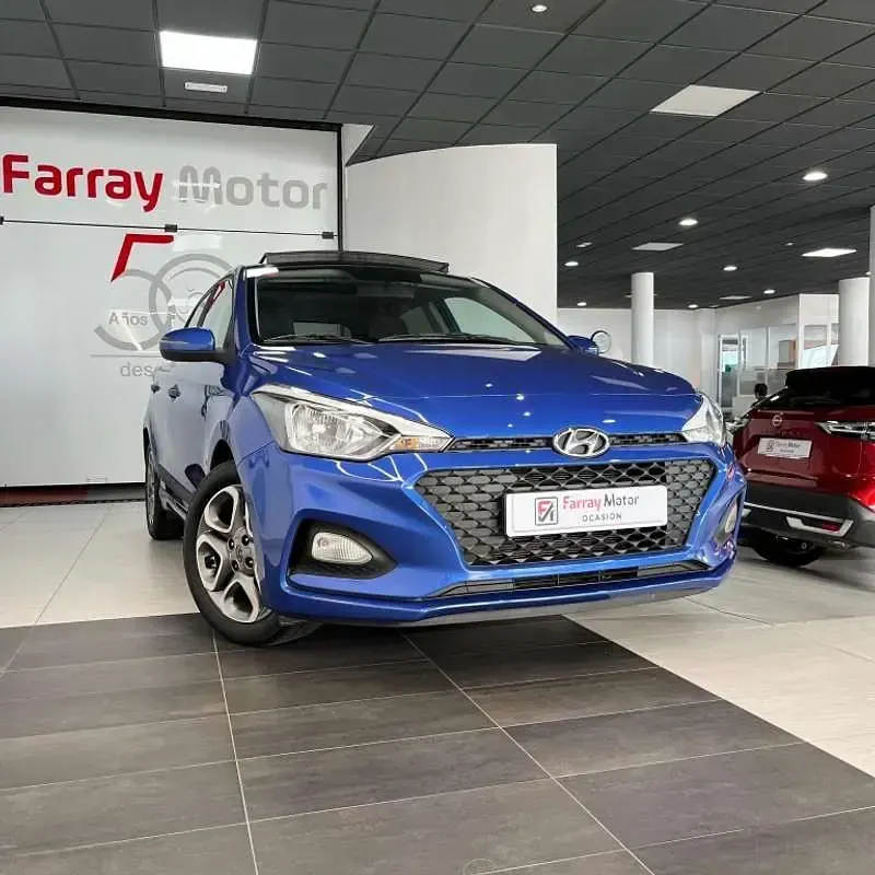 Usado Hyundai i20 84 CV (61 kW) 2019 Azul Utilitario