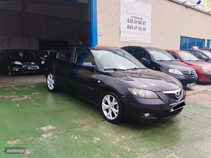 Negro Usado 2007 Mazda 3 Berlina | 3699 € (Precio justo) - Imagen 1/4