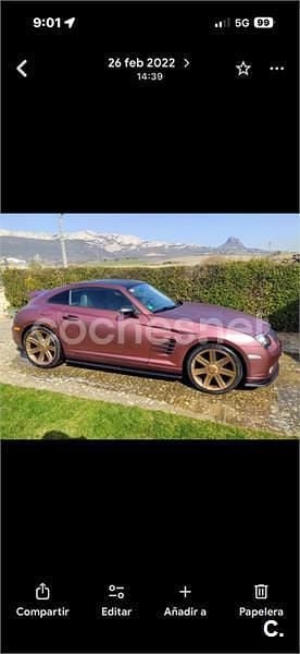 Usado Chrysler Crossfire 215 CV (158 kW) 2003 Granate Coupe