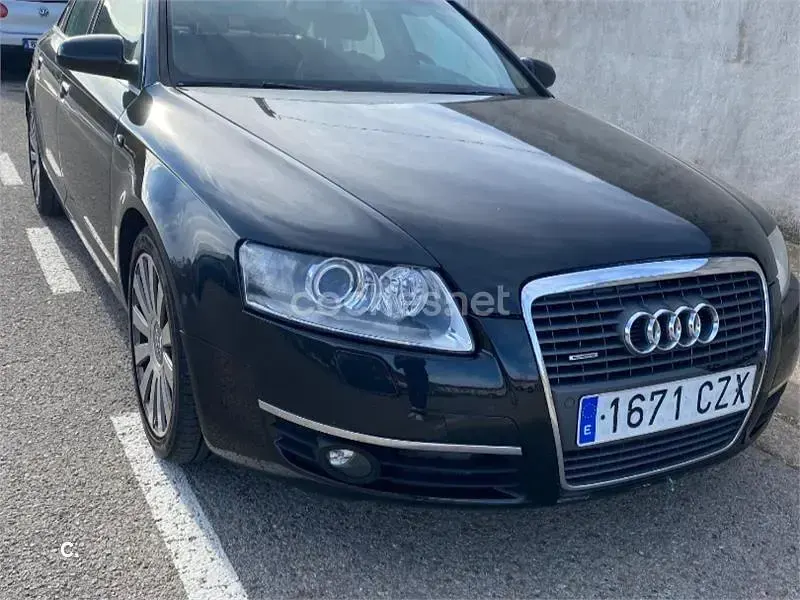 Usado Audi A6 225 CV (165 kW) 2004 Negro Berlina