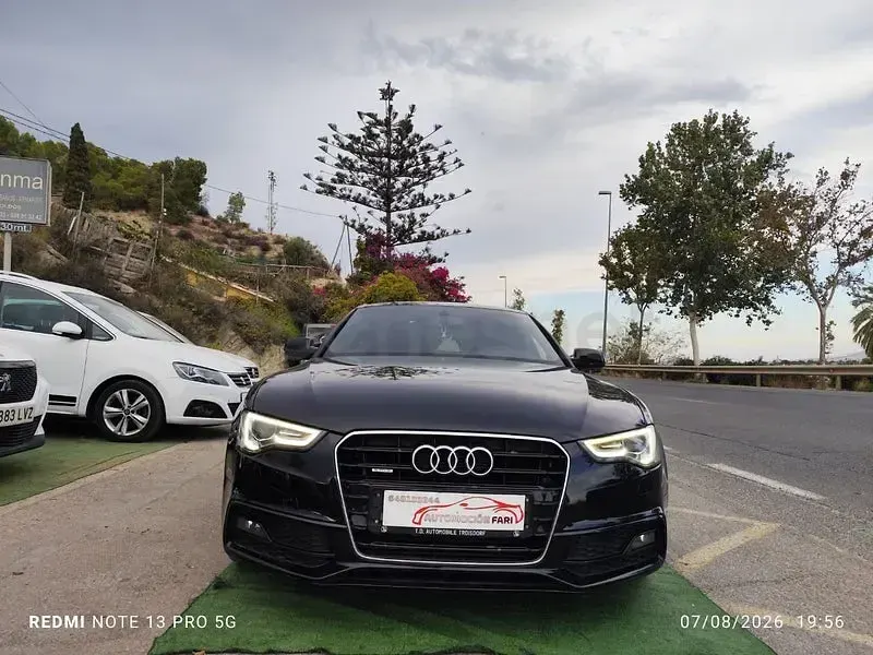 Usado Audi A5 Sportback S-Line 245 CV (180 kW) 2014 Negro Utilitario