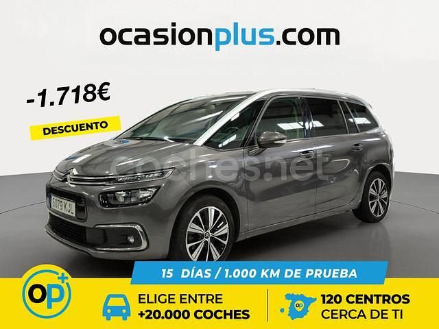 Gris / plata Usado 2018 Citroën Grand C4 Picasso Shine Monovolumen | 18.900 € (Caro) - Imagen 1/4