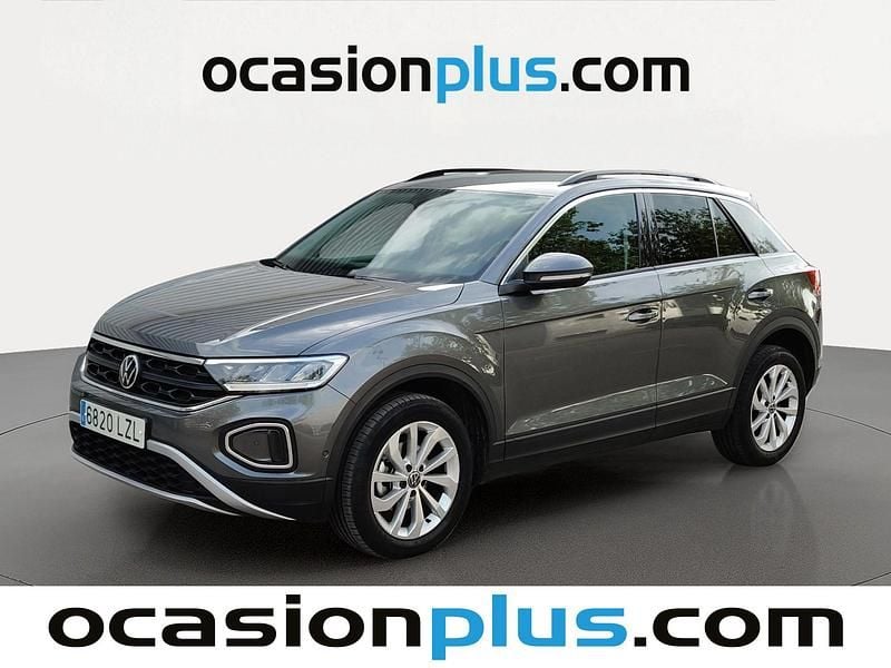 Usado VW T-Roc Life 110 CV (80 kW) 2022 Gris SUV