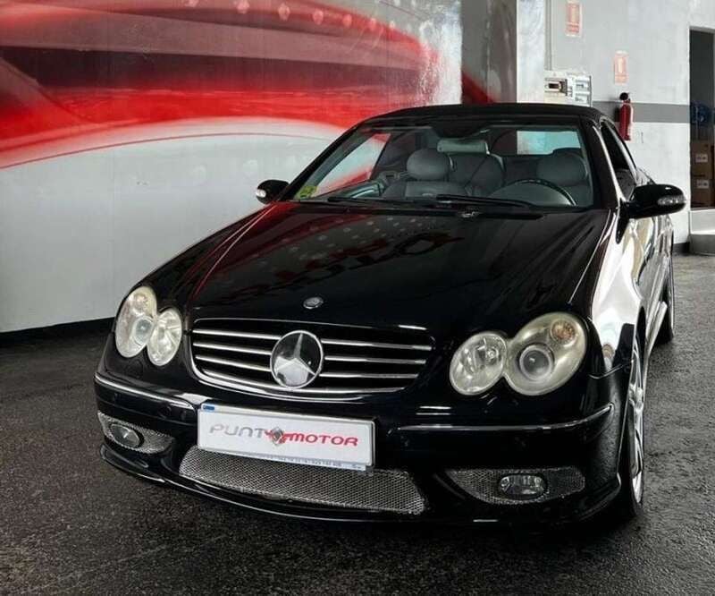 Negro Usado 2004 Mercedes CLK200 Descapotable | 19.990 € - Imagen 1/4