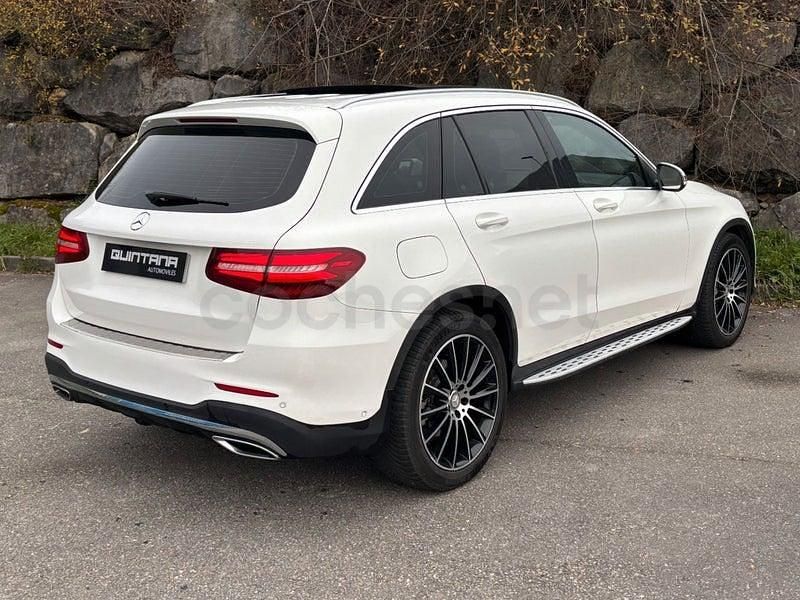 Usado Mercedes GLC220 AMG line 170 CV (125 kW) 2016 Blanco SUV
