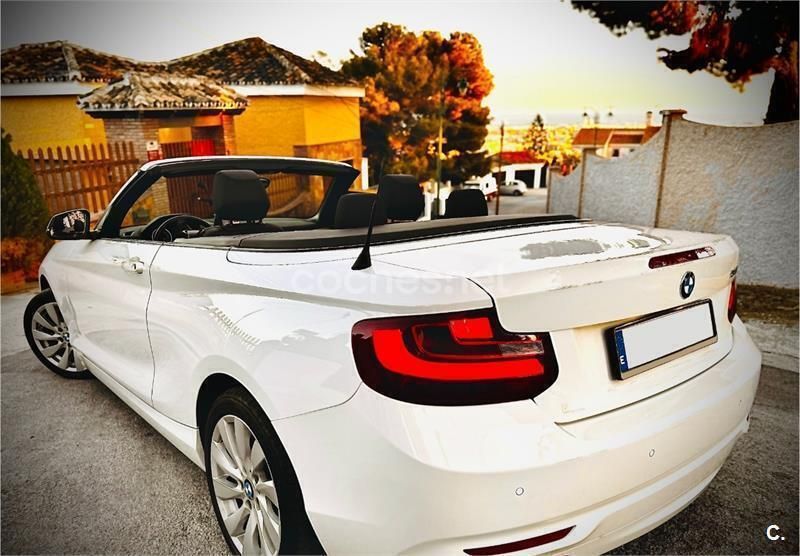 Blanco Usado 2016 BMW 218 Comfort Edition Descapotable | 21.700 € (Precio justo) - Imagen 1/4