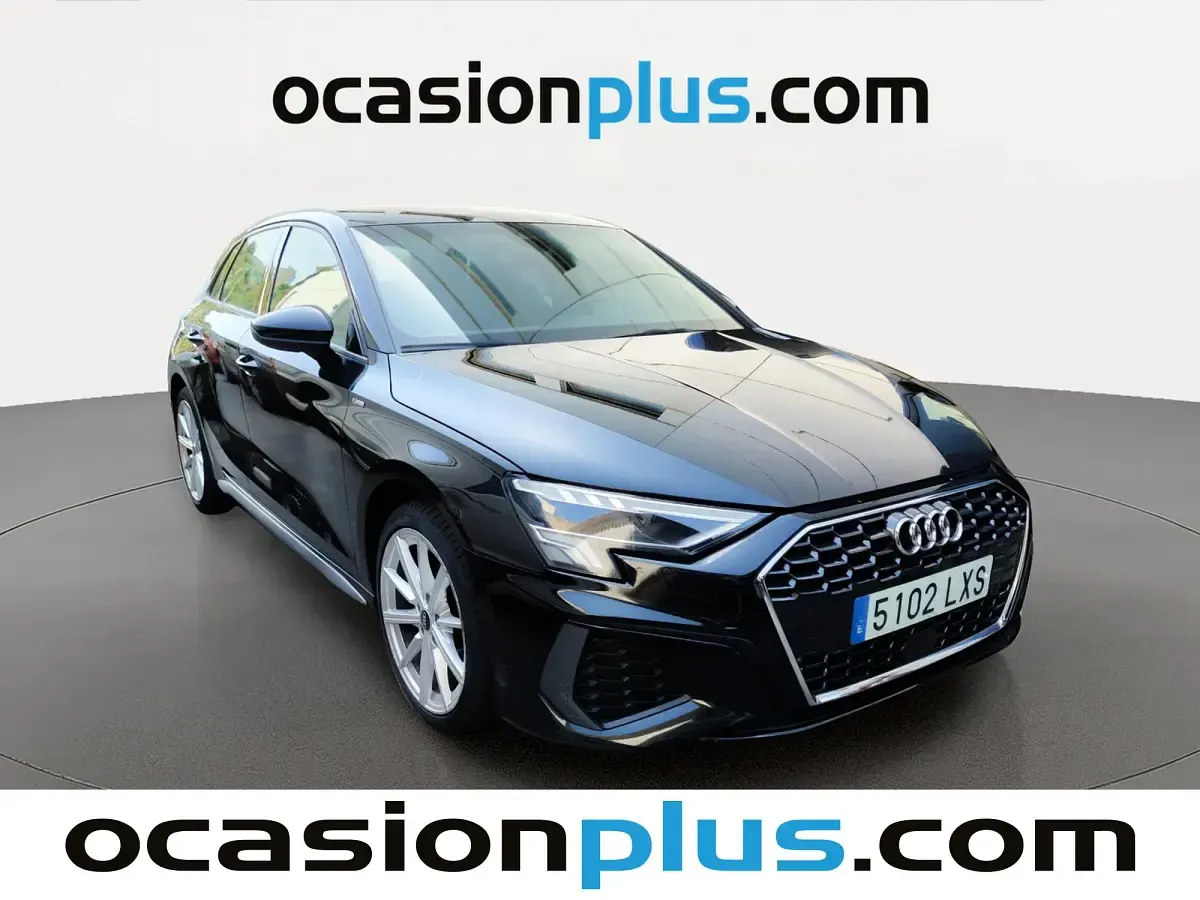 Usado Audi A3 Sportback S-Line 116 CV (85 kW) 2022 Negro Utilitario