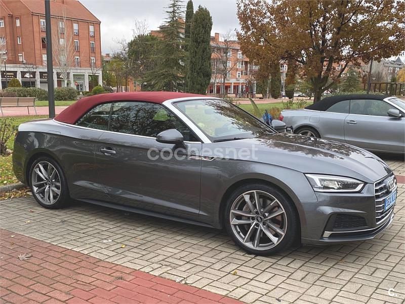 Usado Audi A5 Cabriolet S-Line 286 CV (210 kW) 2018 Gris / plata Descapotable