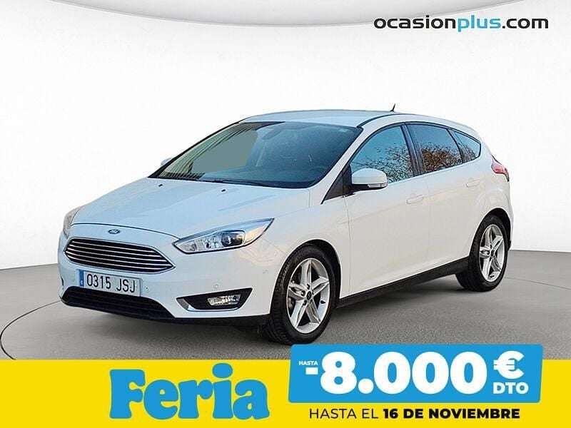 Blanco Usado 2016 Ford Focus Titanium Utilitario | 12.050 € (Precio justo) - Imagen 1/4