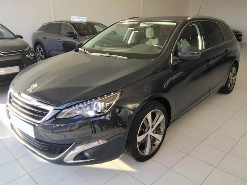 Azul Usado 2016 Peugeot 308 Allure Familiar | 12.500 € (Caro) - Imagen 1/4