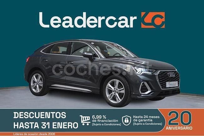 Gris / plata Usado 2020 Audi Q3 Sportback S-Line SUV | 32.400 € (Precio justo) - Imagen 1/4