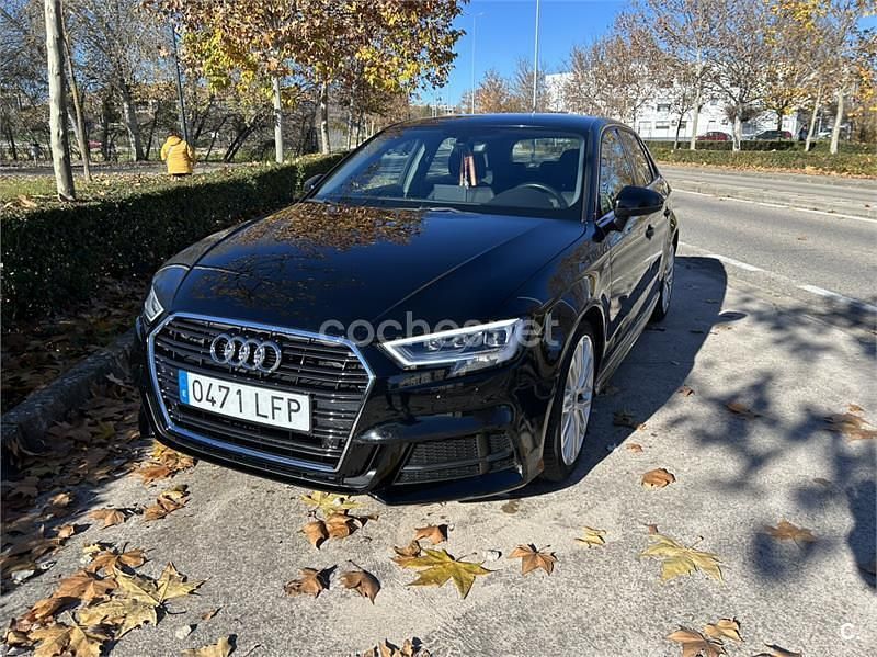 Używany Audi A3 S-Line 150 KM (110 kW) 2017 Czarny Sedan/Limuzyna