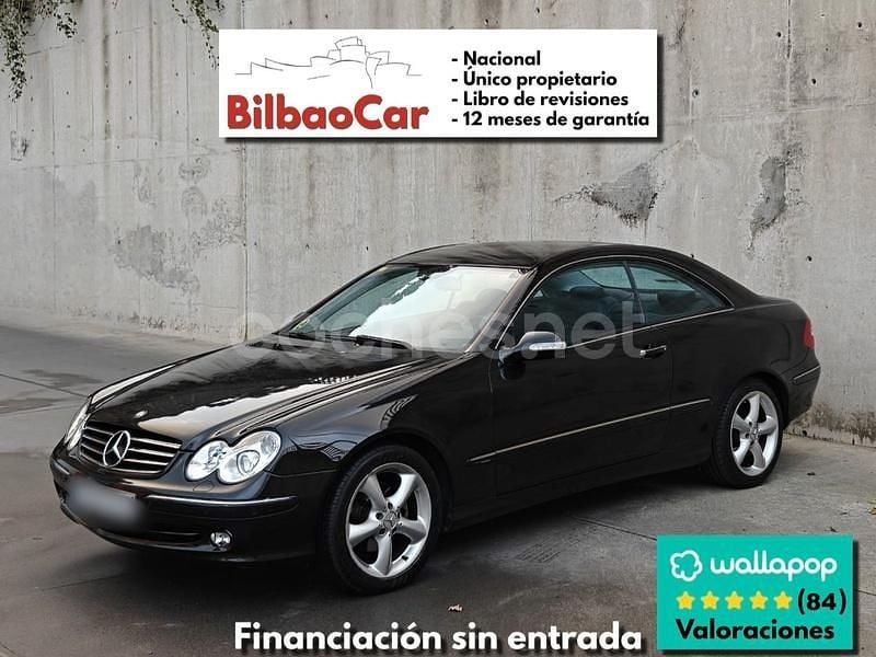 Negro Usado 2004 Mercedes CLK200 Avantgarde Coupe | 8999 € (Caro) - Imagen 1/4