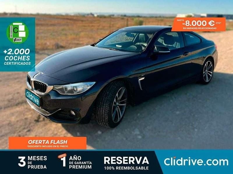 Negro Usado 2014 BMW 420 Coupe | 11.690 € (Buen precio) - Imagen 1/3