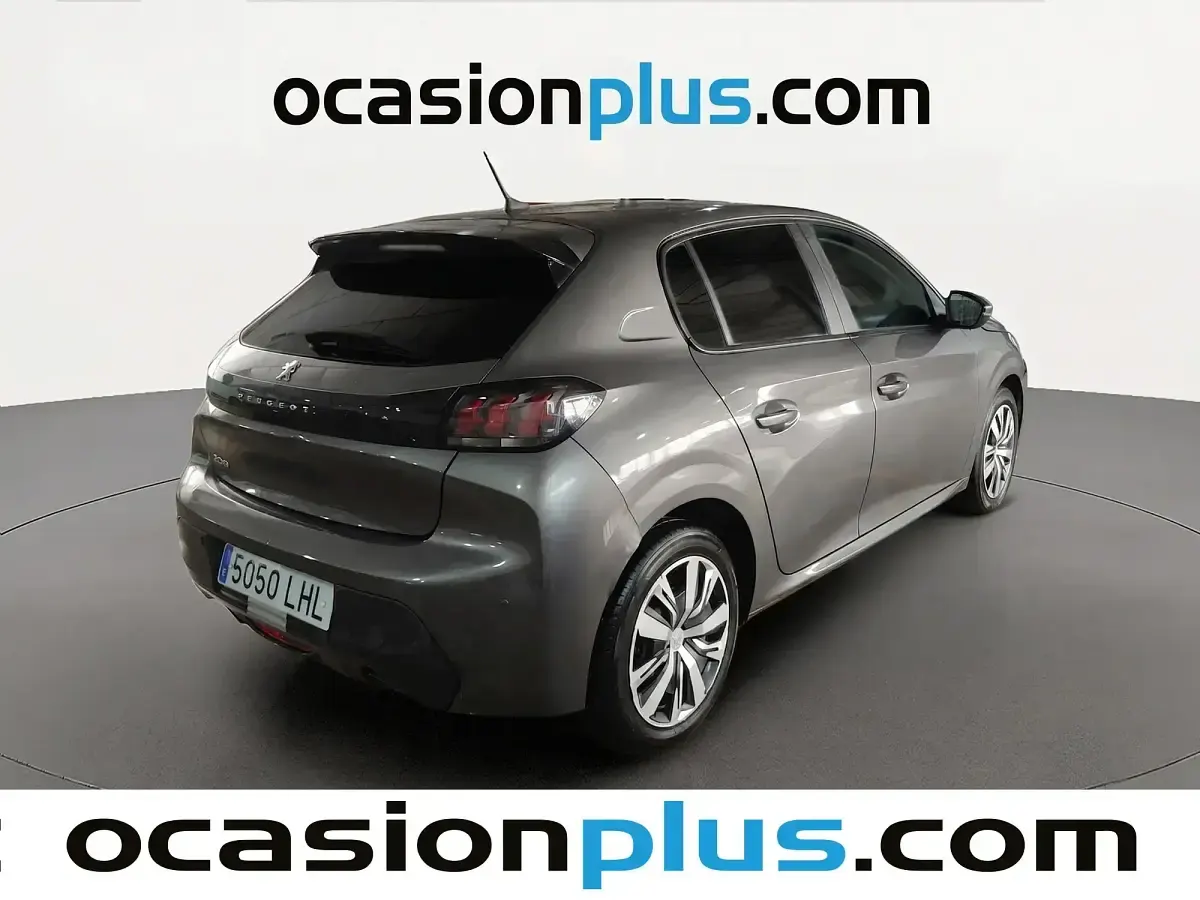 Usado Peugeot 208 Active 100 CV (73 kW) 2020 Gris Utilitario
