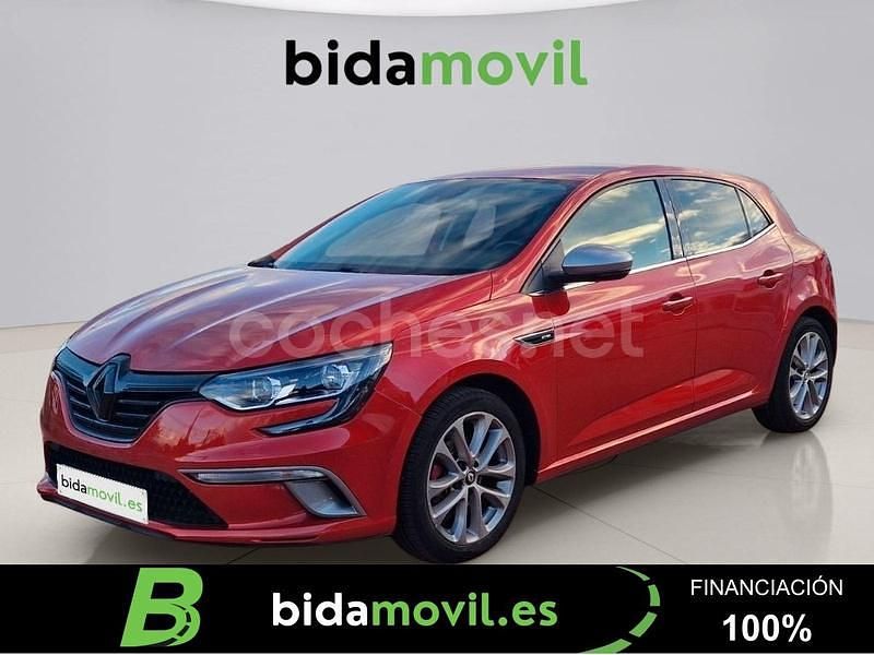 Rojo Usado 2018 Renault Mégane GT Line GT-Line Berlina | 13.250 € (Buen precio) - Imagen 1/4