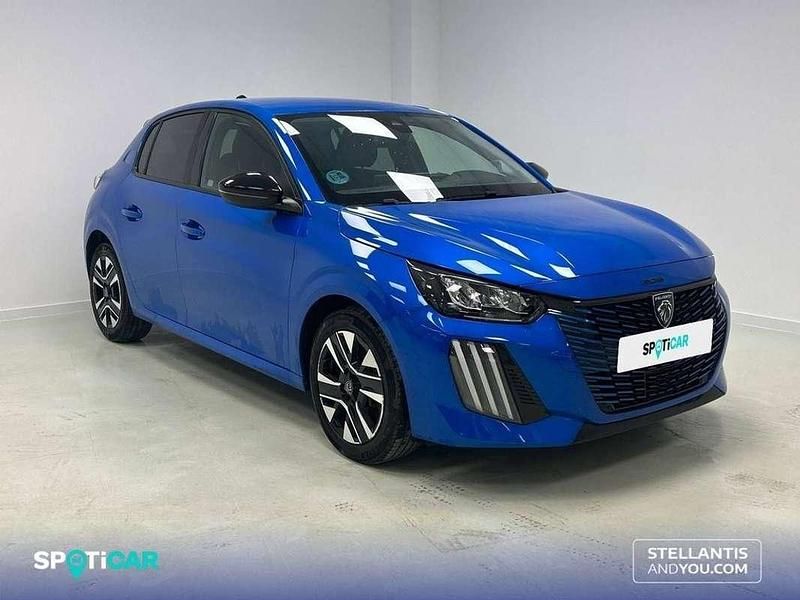 Usado Peugeot 208 Allure 101 CV (74 kW) 2024 Azul Utilitario