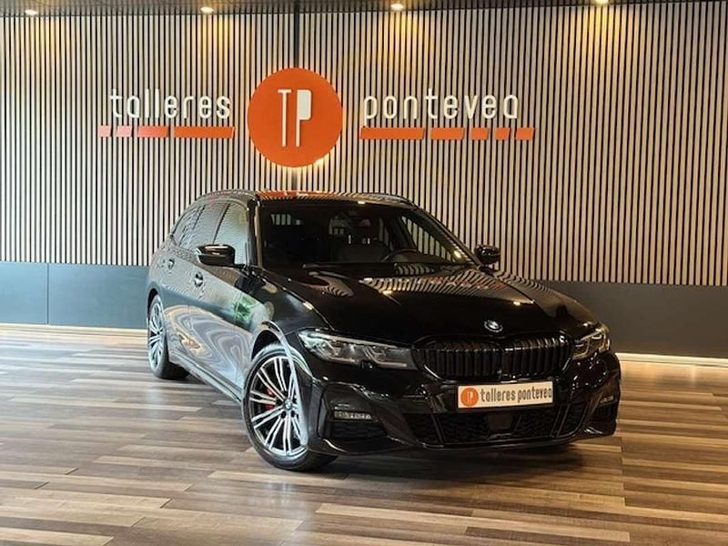 Usado BMW 320 M Sport 190 CV (139 kW) 2022 Negro Familiar