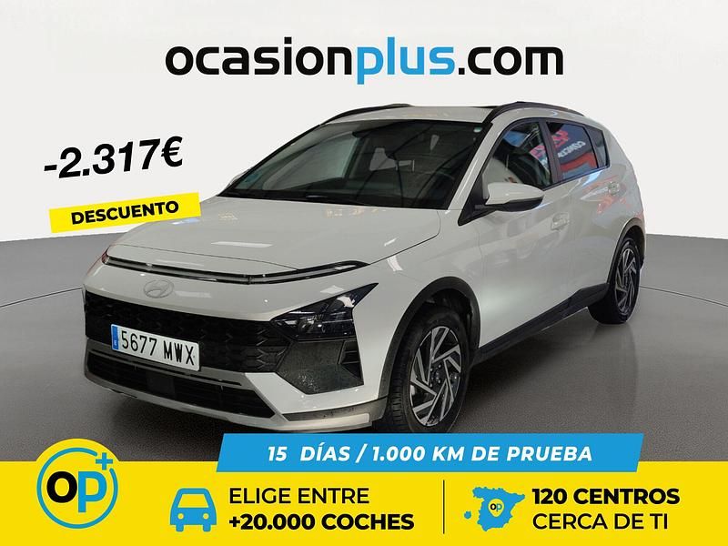 Blanco Usado 2024 Hyundai Bayon SUV | 16.590 € (Precio justo) - Imagen 1/4