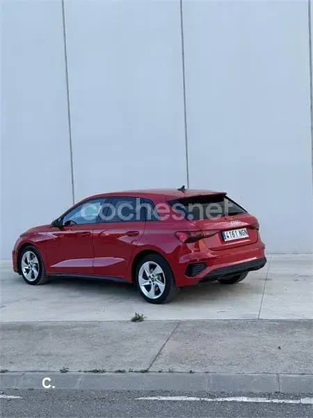 Usado Audi A3 S-Line 245 CV (180 kW) 2021 Rojo Berlina