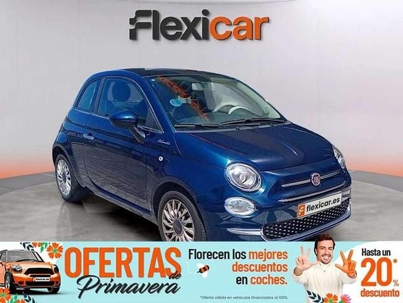 Usado Fiat 500 Lounge 69 CV (50 kW) 2019 Azul Utilitario