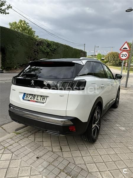 Usado Peugeot 3008 GT-line 130 CV (95 kW) 2021 Blanco SUV