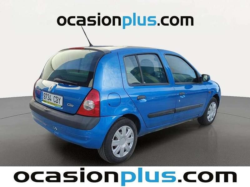 Usado Renault Clio II Expression 64 CV (47 kW) 2002 Azul Utilitario