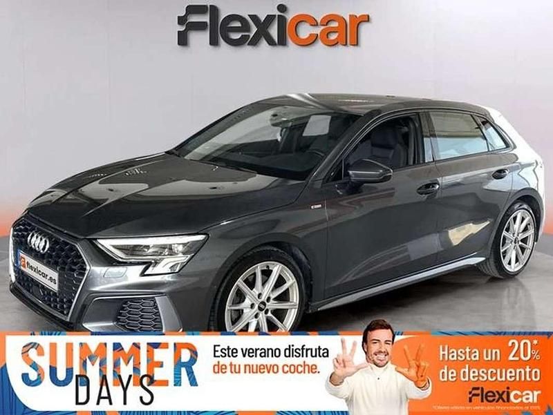 Gris Usado 2021 Audi A3 Sportback Utilitario | 26.290 € (Precio justo) - Imagen 1/4