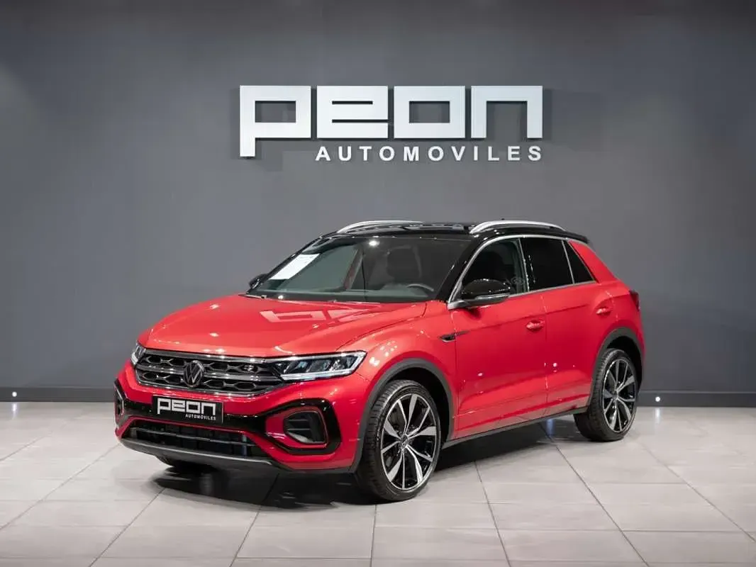 Usado VW T-Roc R-line 150 CV (110 kW) 2023 Rojo SUV