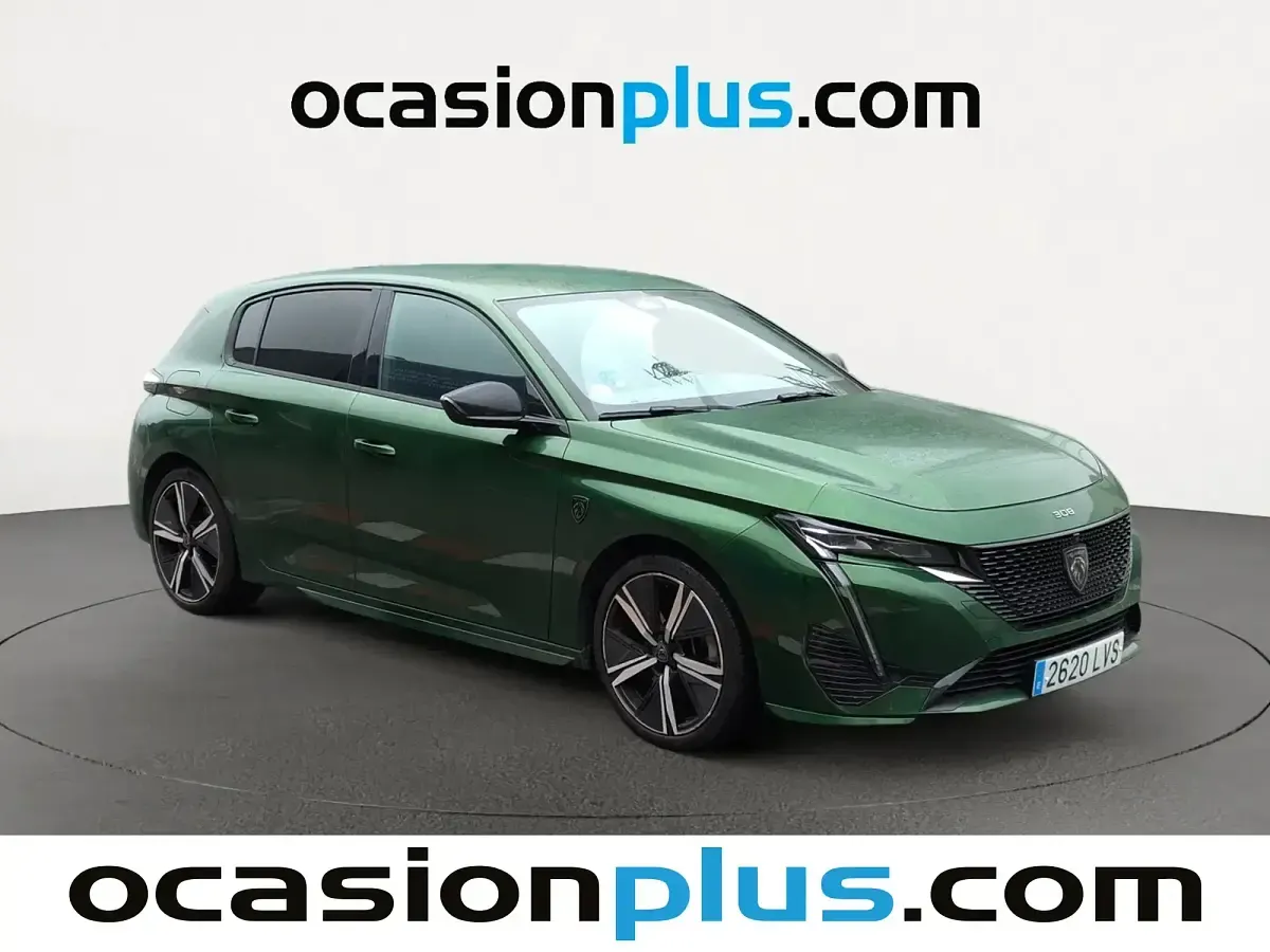 Usado Peugeot 308 GT 225 CV (165 kW) 2021 Verde Berlina